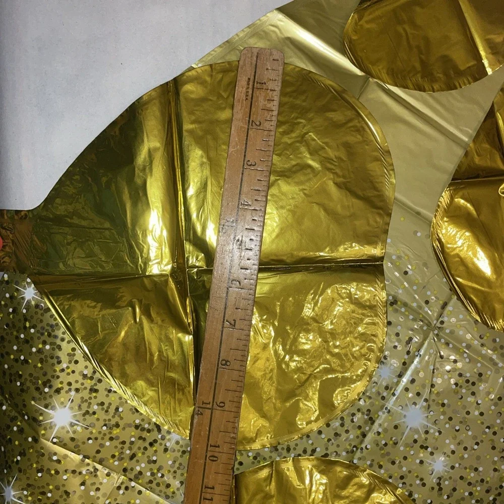 Engagement Party‎ Decorations Gold White Black Balloons Paper Fans Sash